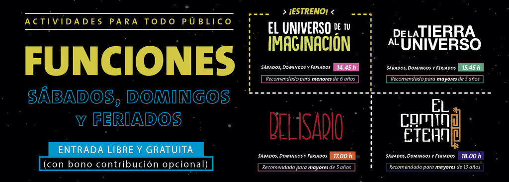 FUNCIONES - HORARIOS FUNCIONES - HORARIOS
