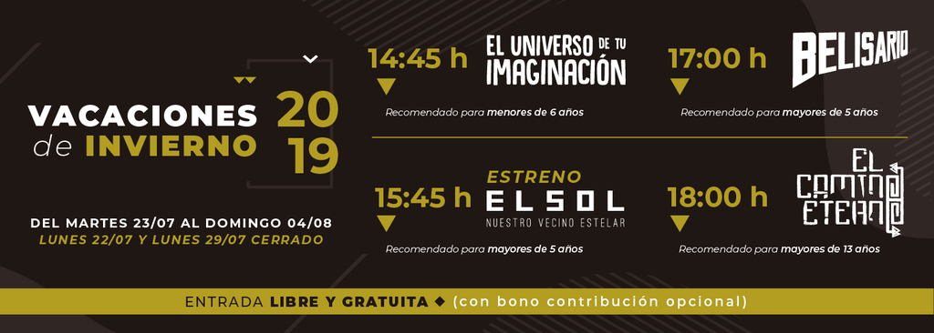 Vacaciones de invierno 2019 Vacaciones de invierno 2019